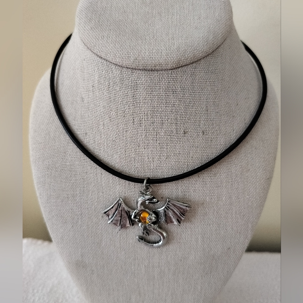 Necklace Dragon Kheleesi Pendan on Cable